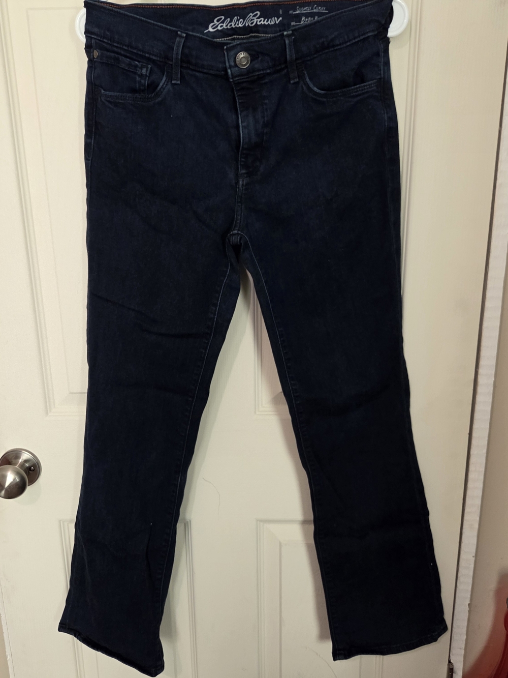 Eddie Bauer Women's Dark Navy Boot-Cut Jeans